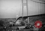 Image of Tacoma Narrows Bridge Washington State United States USA, 1940, second 16 stock footage video 65675046173