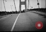 Image of Tacoma Narrows Bridge Washington State United States USA, 1940, second 28 stock footage video 65675046173