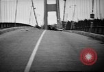 Image of Tacoma Narrows Bridge Washington State United States USA, 1940, second 31 stock footage video 65675046173