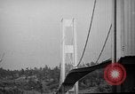 Image of Tacoma Narrows Bridge Washington State United States USA, 1940, second 34 stock footage video 65675046173