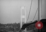 Image of Tacoma Narrows Bridge Washington State United States USA, 1940, second 38 stock footage video 65675046173