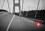 Image of Tacoma Narrows Bridge Washington State United States USA, 1940, second 40 stock footage video 65675046173