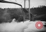 Image of Tacoma Narrows Bridge Washington State United States USA, 1940, second 48 stock footage video 65675046173