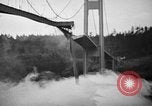 Image of Tacoma Narrows Bridge Washington State United States USA, 1940, second 49 stock footage video 65675046173