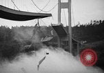 Image of Tacoma Narrows Bridge Washington State United States USA, 1940, second 51 stock footage video 65675046173