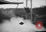 Image of Tacoma Narrows Bridge Washington State United States USA, 1940, second 52 stock footage video 65675046173