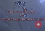 Image of President Franklin D.Roosevelt inauguration Washington DC USA, 1941, second 16 stock footage video 65675046174