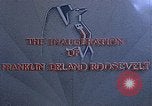 Image of President Franklin D.Roosevelt inauguration Washington DC USA, 1941, second 19 stock footage video 65675046174