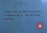 Image of President Franklin D.Roosevelt inauguration Washington DC USA, 1941, second 25 stock footage video 65675046174