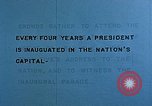 Image of President Franklin D.Roosevelt inauguration Washington DC USA, 1941, second 27 stock footage video 65675046174