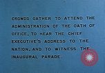 Image of President Franklin D.Roosevelt inauguration Washington DC USA, 1941, second 33 stock footage video 65675046174