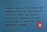 Image of President Franklin D.Roosevelt inauguration Washington DC USA, 1941, second 36 stock footage video 65675046174