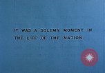 Image of President Franklin D.Roosevelt inauguration Washington DC USA, 1941, second 53 stock footage video 65675046174