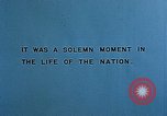 Image of President Franklin D.Roosevelt inauguration Washington DC USA, 1941, second 54 stock footage video 65675046174
