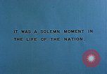 Image of President Franklin D.Roosevelt inauguration Washington DC USA, 1941, second 55 stock footage video 65675046174