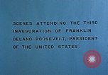Image of President Franklin D.Roosevelt inauguration Washington DC USA, 1941, second 59 stock footage video 65675046174