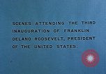 Image of President Franklin D.Roosevelt inauguration Washington DC USA, 1941, second 60 stock footage video 65675046174