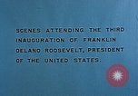 Image of President Franklin D.Roosevelt inauguration Washington DC USA, 1941, second 62 stock footage video 65675046174