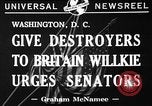 Image of Wendell Willkie Washington DC USA, 1941, second 4 stock footage video 65675046180
