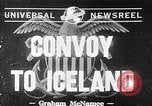 Immagine di US convoglio di navi da trasporto e cacciatorpediniere Reykjavík Islanda, 1941, secondo 1 filmato di repertorio 65675046186