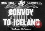 Immagine di US convoglio di navi da trasporto e cacciatorpediniere Reykjavík Islanda, 1941, secondo 5 filmato di repertorio 65675046186