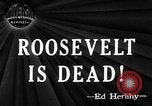 Immagine di Il presidente Franklin Roosevelt Washington DC USA, 1945, secondo 1 filmato di repertorio 65675046194