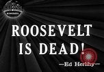Immagine di Il presidente Franklin Roosevelt Washington DC USA, 1945, secondo 3 filmato di repertorio 65675046194