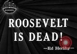 Immagine di Il presidente Franklin Roosevelt Washington DC USA, 1945, secondo 4 filmato di repertorio 65675046194