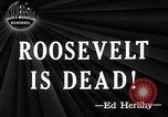 Immagine di Il presidente Franklin Roosevelt Washington DC USA, 1945, secondo 5 filmato di repertorio 65675046194