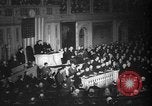 Image of President Roosevelt declares war Washington DC USA, 1941, second 1 stock footage video 65675046195