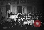 Image of President Roosevelt declares war Washington DC USA, 1941, second 11 stock footage video 65675046195