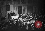 Image of President Roosevelt declares war Washington DC USA, 1941, second 13 stock footage video 65675046195