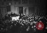 Image of President Roosevelt declares war Washington DC USA, 1941, second 15 stock footage video 65675046195
