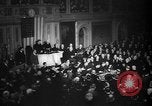 Image of President Roosevelt declares war Washington DC USA, 1941, second 18 stock footage video 65675046195