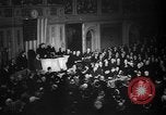 Image of President Roosevelt declares war Washington DC USA, 1941, second 21 stock footage video 65675046195