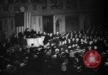 Image of President Roosevelt declares war Washington DC USA, 1941, second 22 stock footage video 65675046195