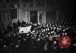 Image of President Roosevelt declares war Washington DC USA, 1941, second 23 stock footage video 65675046195