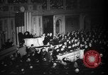 Image of President Roosevelt declares war Washington DC USA, 1941, second 26 stock footage video 65675046195