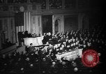 Image of President Roosevelt declares war Washington DC USA, 1941, second 27 stock footage video 65675046195