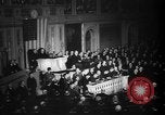 Image of President Roosevelt declares war Washington DC USA, 1941, second 31 stock footage video 65675046195