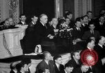 Image of President Roosevelt declares war Washington DC USA, 1941, second 39 stock footage video 65675046195