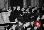 Image of President Roosevelt declares war Washington DC USA, 1941, second 44 stock footage video 65675046195