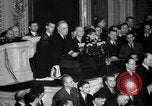 Image of President Roosevelt declares war Washington DC USA, 1941, second 45 stock footage video 65675046195