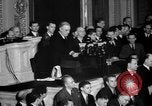 Image of President Roosevelt declares war Washington DC USA, 1941, second 53 stock footage video 65675046195