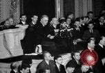 Image of President Roosevelt declares war Washington DC USA, 1941, second 55 stock footage video 65675046195