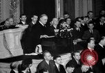 Image of President Roosevelt declares war Washington DC USA, 1941, second 61 stock footage video 65675046195
