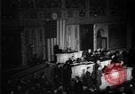 Image of U.S. Congress declaration of war against Japan Washington DC USA, 1941, second 32 stock footage video 65675046196
