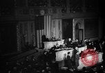 Image of U.S. Congress declaration of war against Japan Washington DC USA, 1941, second 34 stock footage video 65675046196
