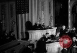 Image of U.S. Congress declaration of war against Japan Washington DC USA, 1941, second 46 stock footage video 65675046196