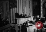 Image of U.S. Congress declaration of war against Japan Washington DC USA, 1941, second 48 stock footage video 65675046196